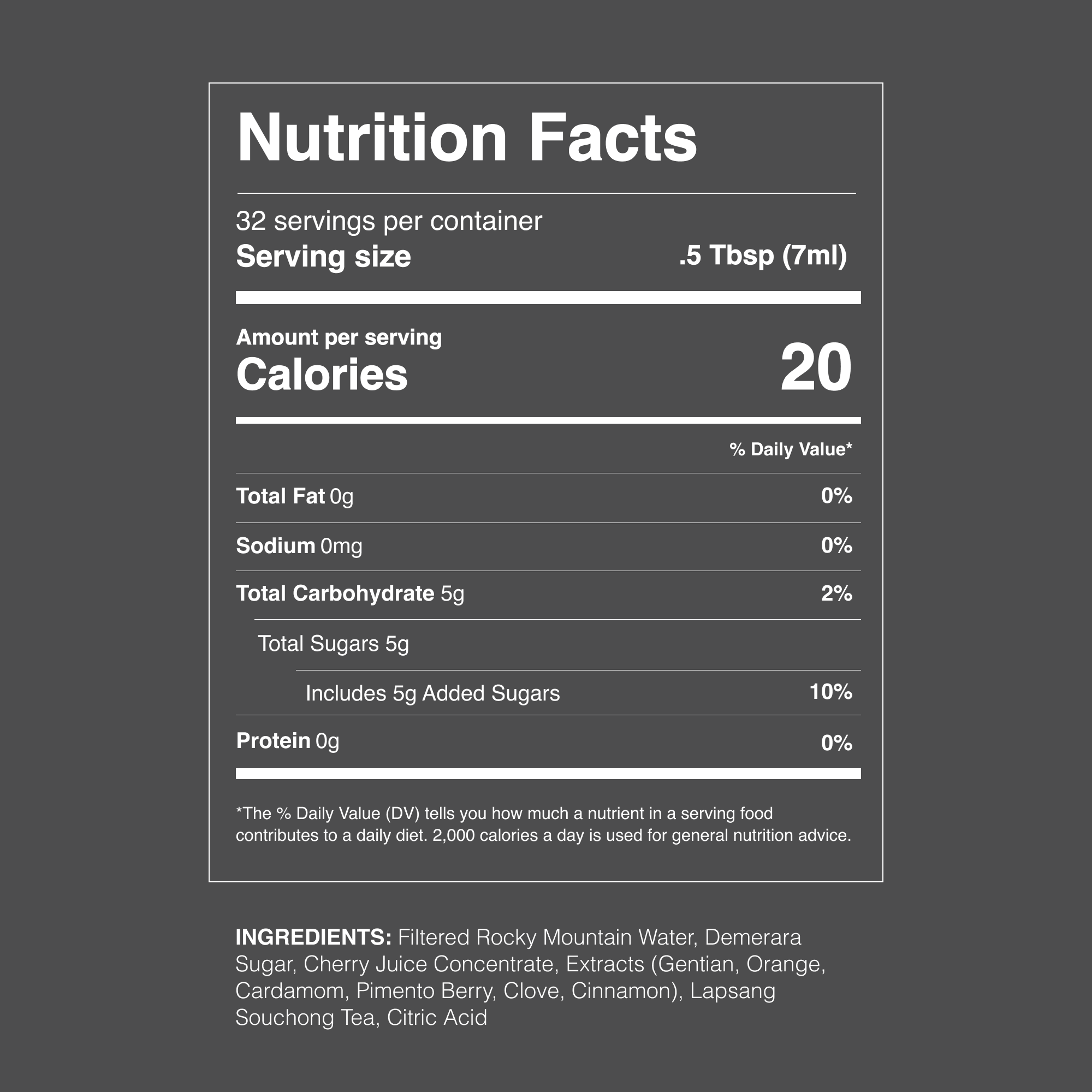 Strongwater Smoked Old Fashioned Cocktail Syrup