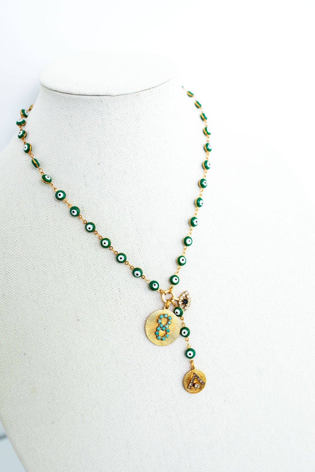 Elizabeth Cole Galia Necklace: Orange