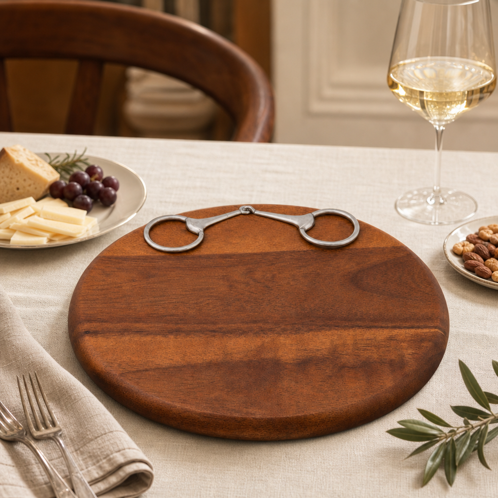 VAGABOND HOUSE Cheese Board - Equestrian Bit