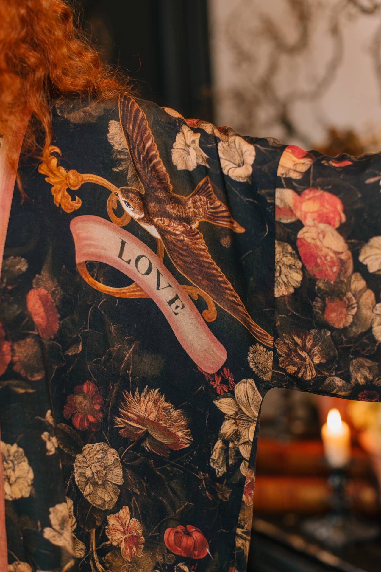 Market of Stars Heart of Gold Pixie Duster Crop Kimono