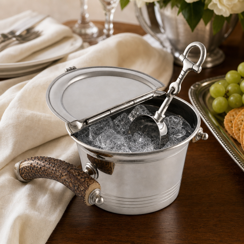 VAGABOND HOUSE Equestrian Horse Bit Pewter Handle Ice Scoop