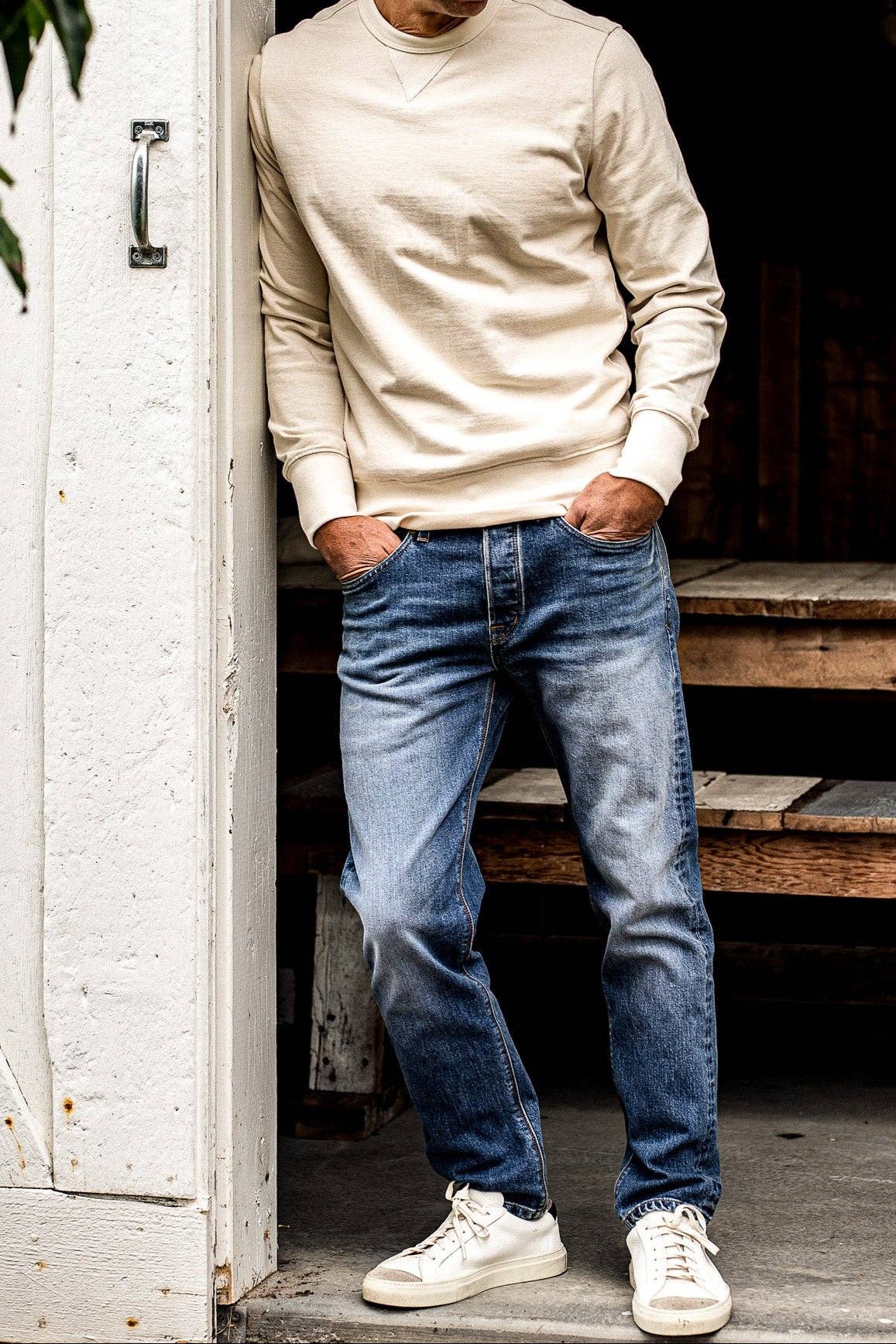 WIESMADE Sam Fit Jean | River Wash Standard Fit: River Wash / 32.5 / 35
