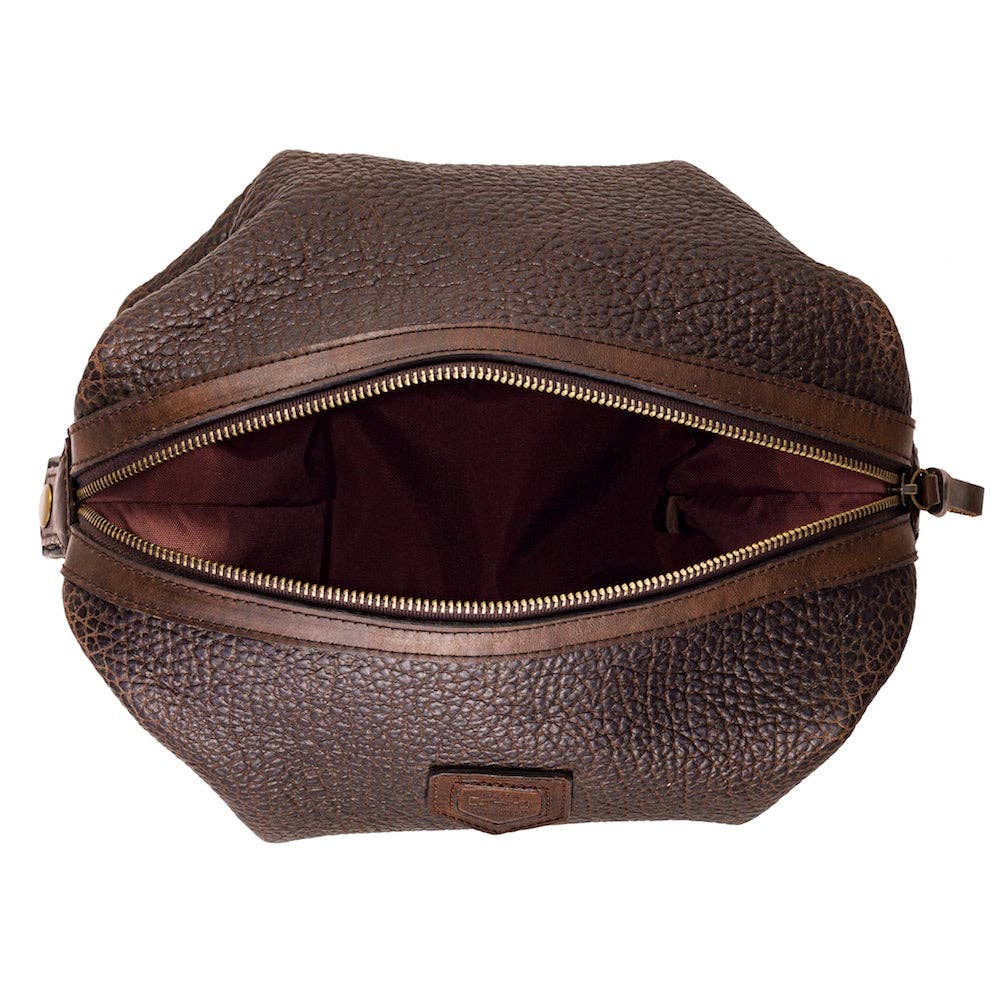 Mission Mercantile Theodore Leather Wash Bag
