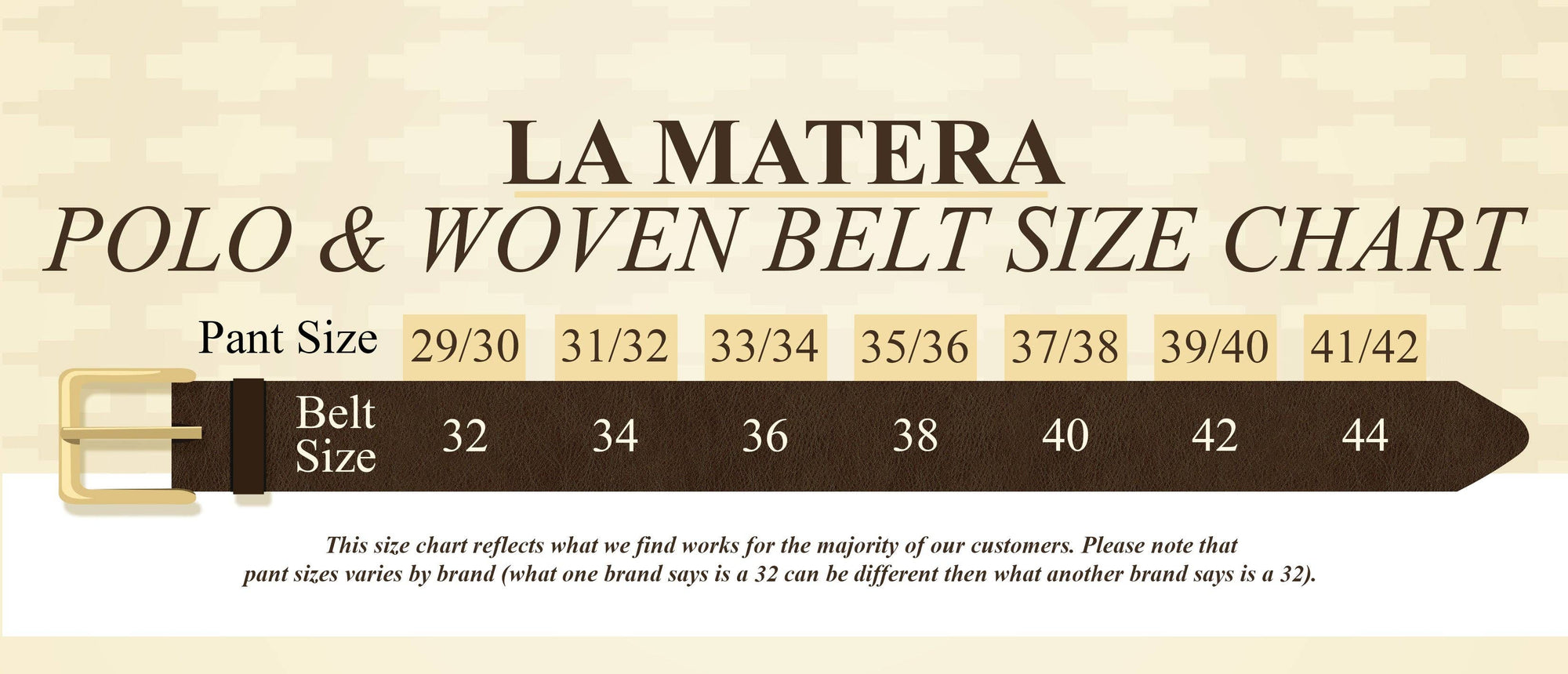 La Matera Lago Carrera Woven Belt