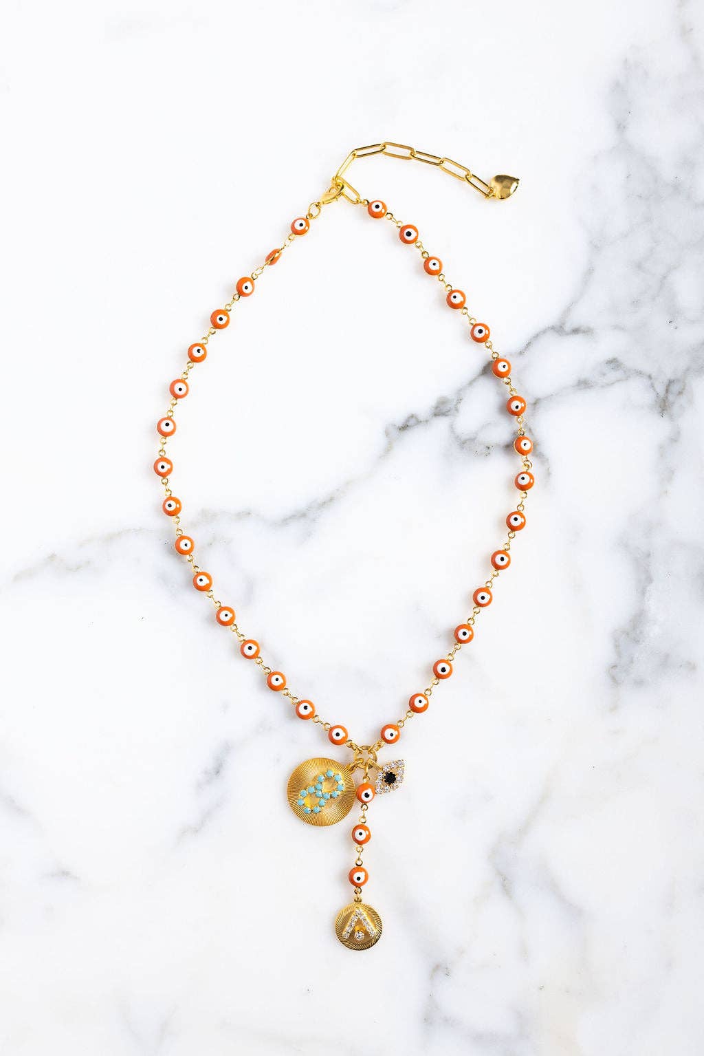 Elizabeth Cole Galia Necklace: Pink