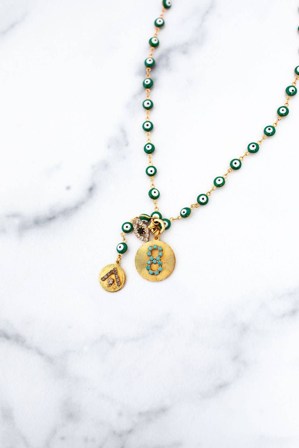 Elizabeth Cole Galia Necklace: Multi Color
