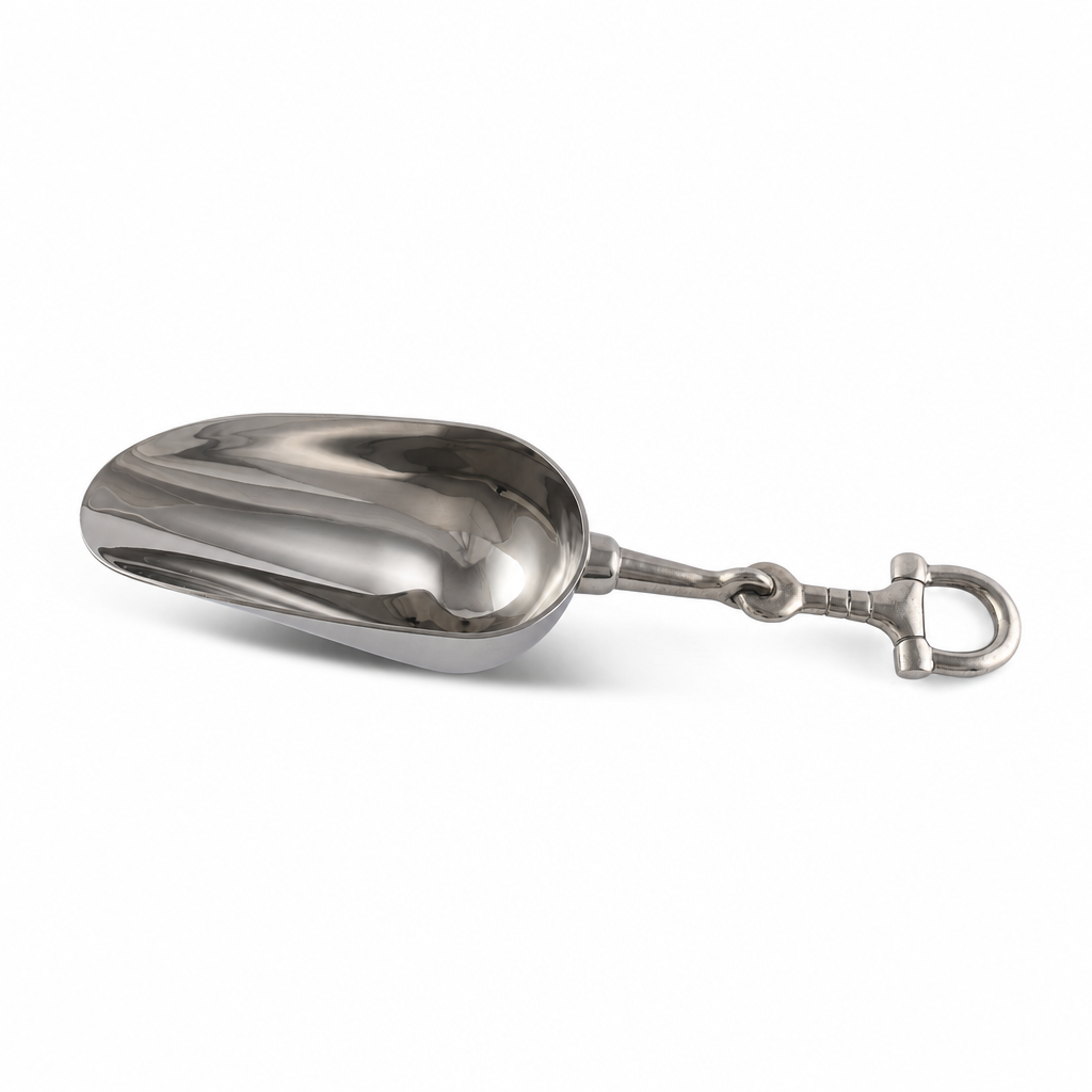 VAGABOND HOUSE Equestrian Horse Bit Pewter Handle Ice Scoop