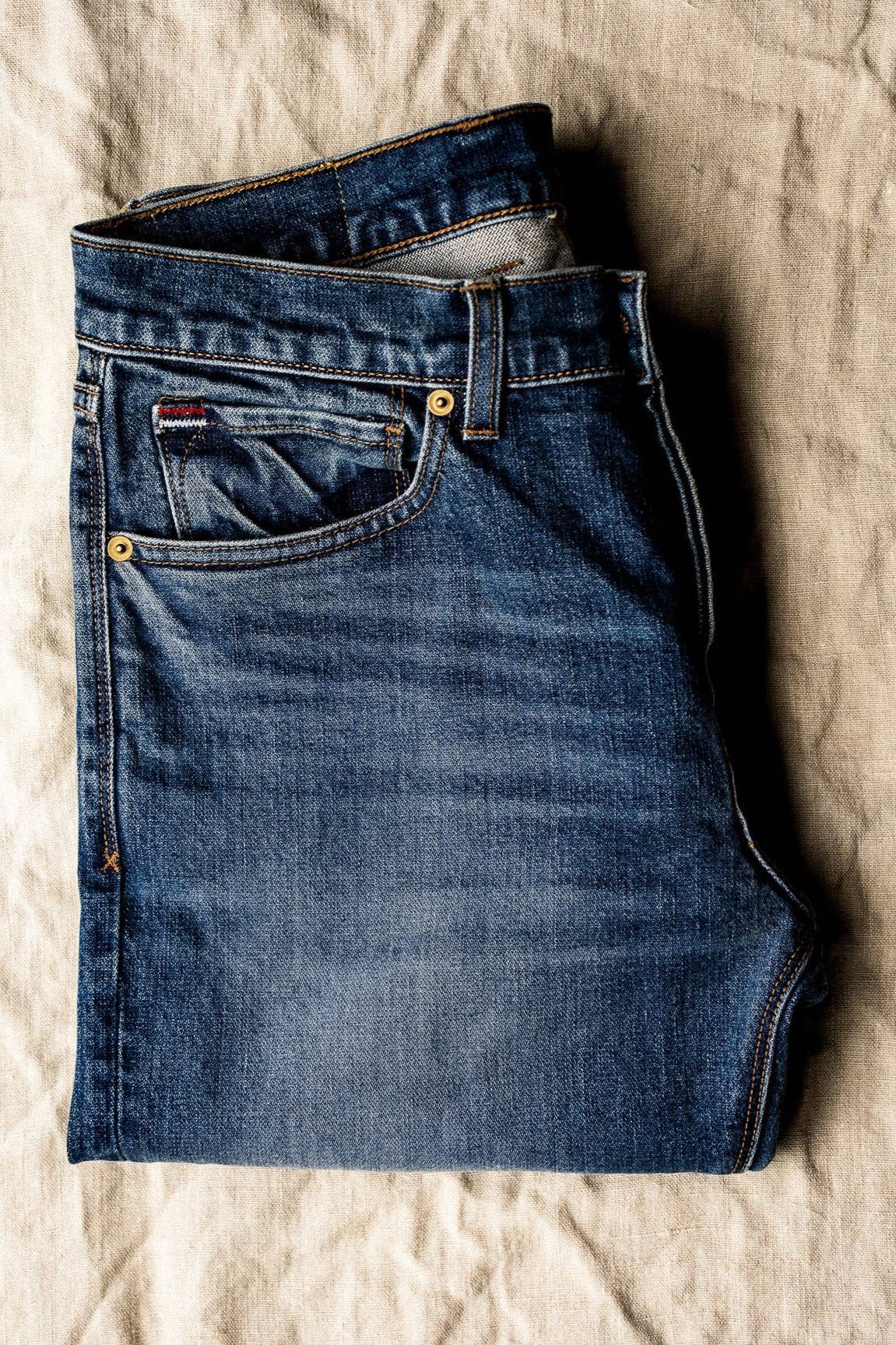 WIESMADE Sam Fit Jean | River Wash Standard Fit: River Wash / 32.5 / 35