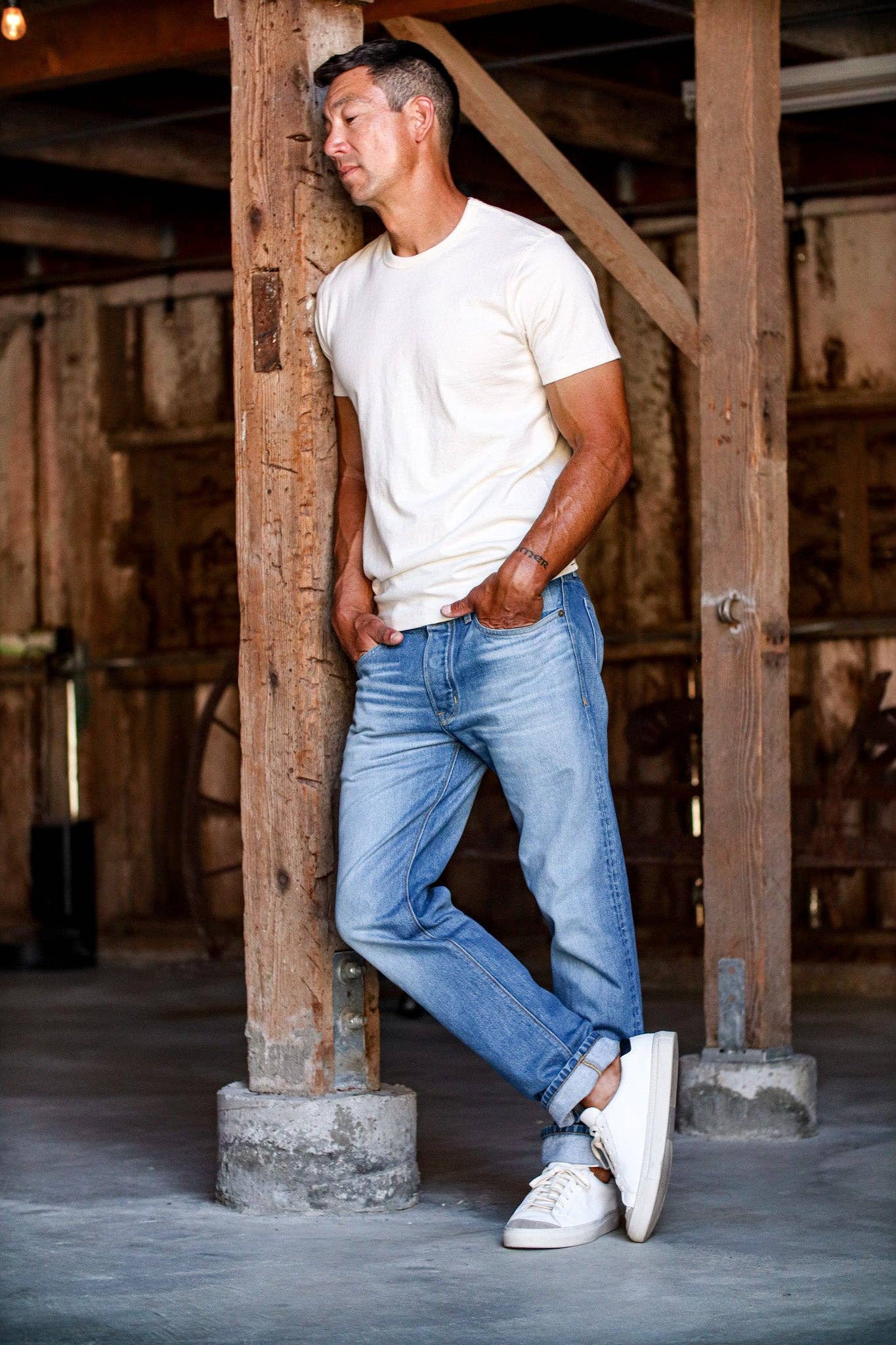 WIESMADE Sam Fit Jean | Salt Wash Standard Fit: Salt Wash / 32.5 / 34