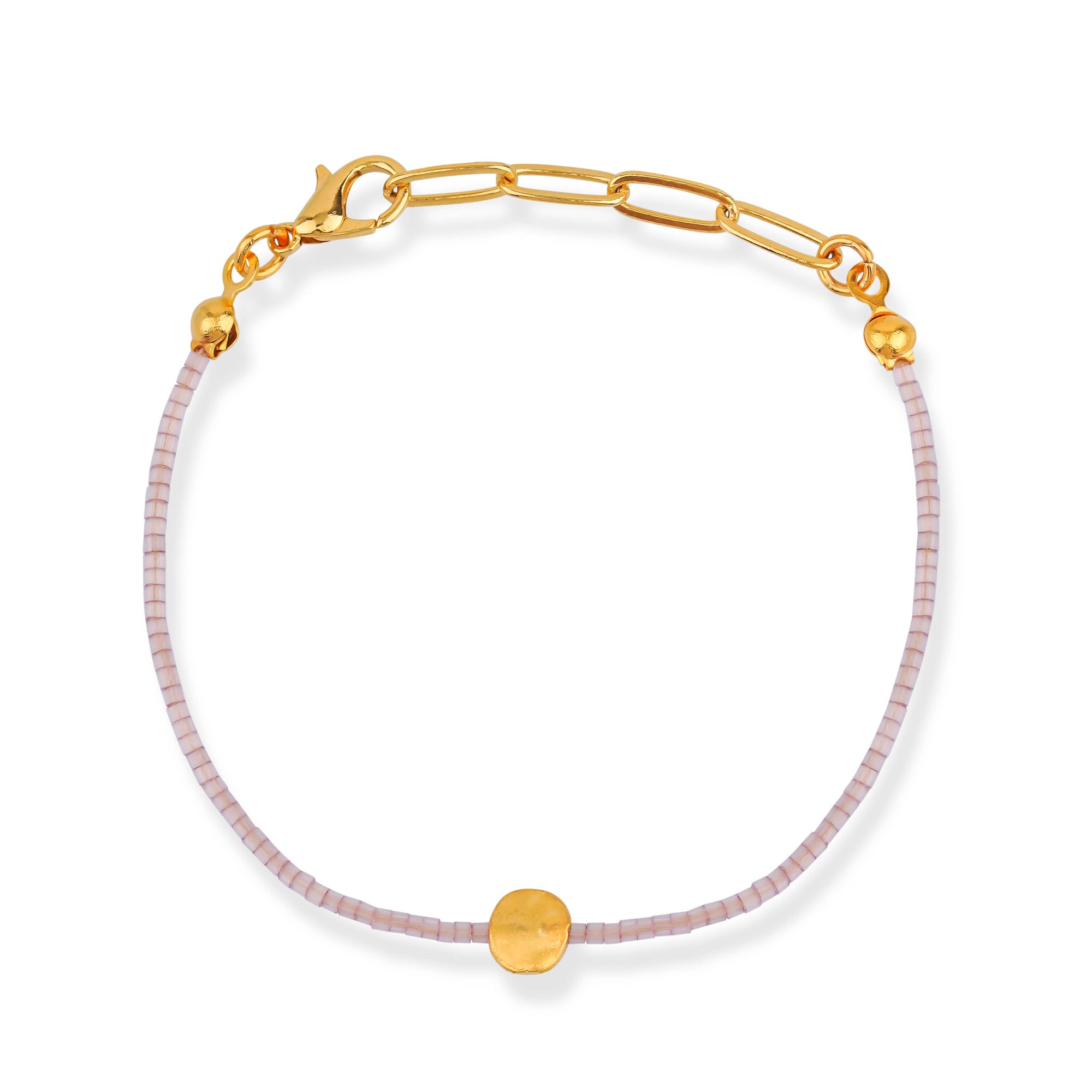 CHAKARR ON TREND | MIYUKI GOLD BRACELET: Pink