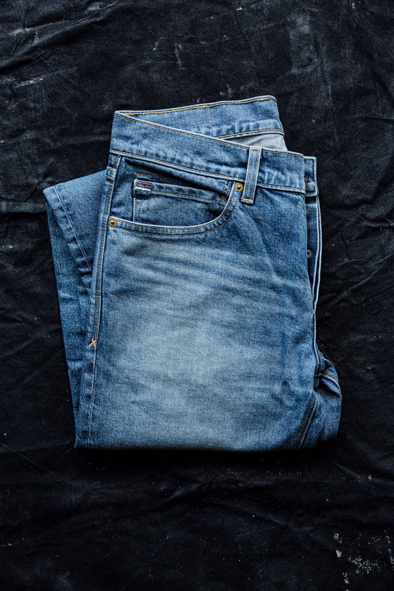WIESMADE Paul Fit Jean | Salt Wash Straight Slim Fit: Salt Wash / WAIST 36 / LENGTH 32.5