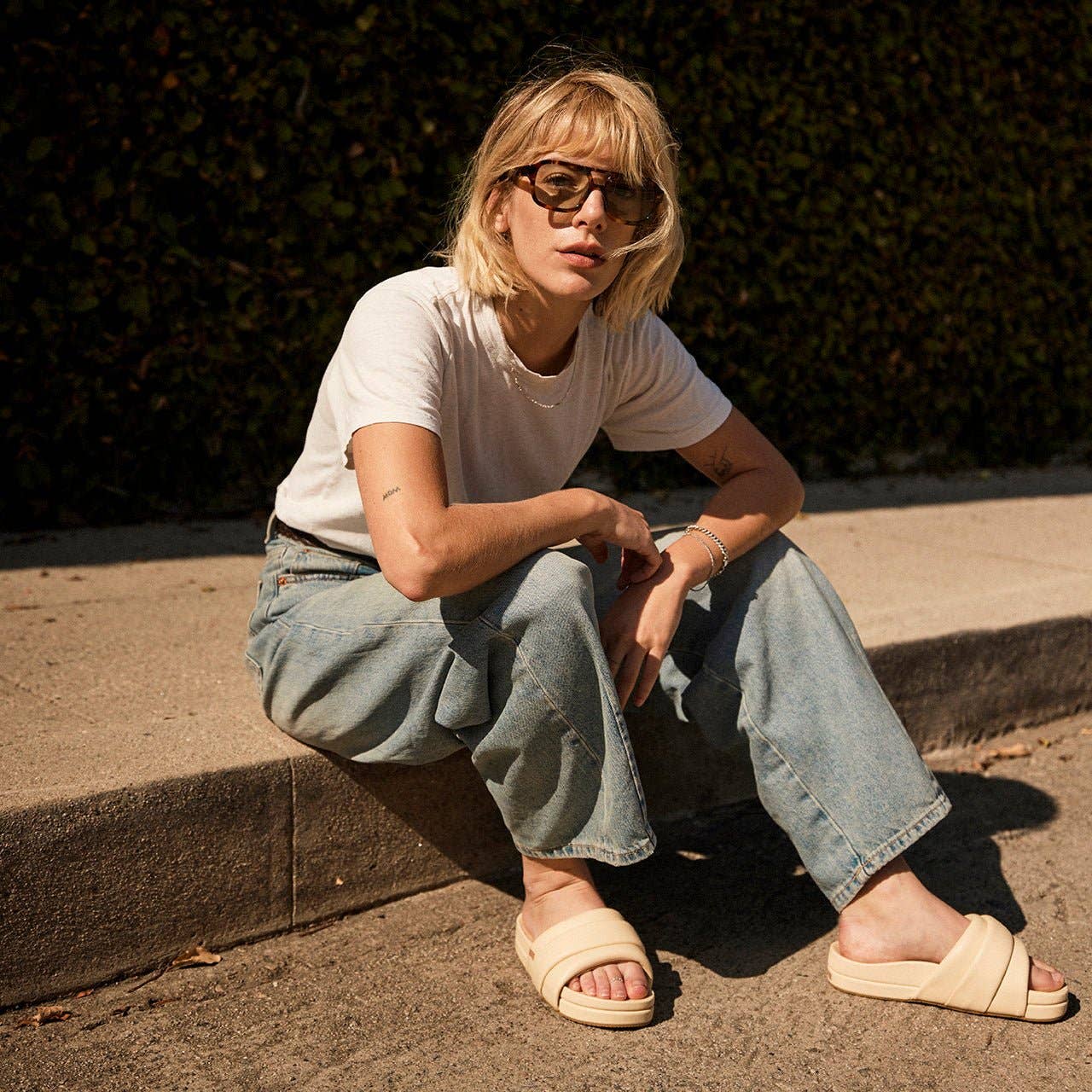 Commbi The Softie Slide - Cream: Women's / Wmn's 10
