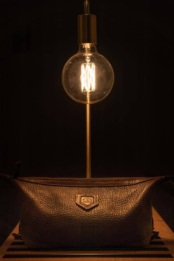 Mission Mercantile Theodore Leather Wash Bag