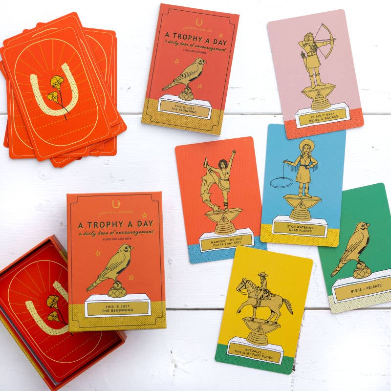 Jenni Earle A Trophy A Day Oracle Card Deck