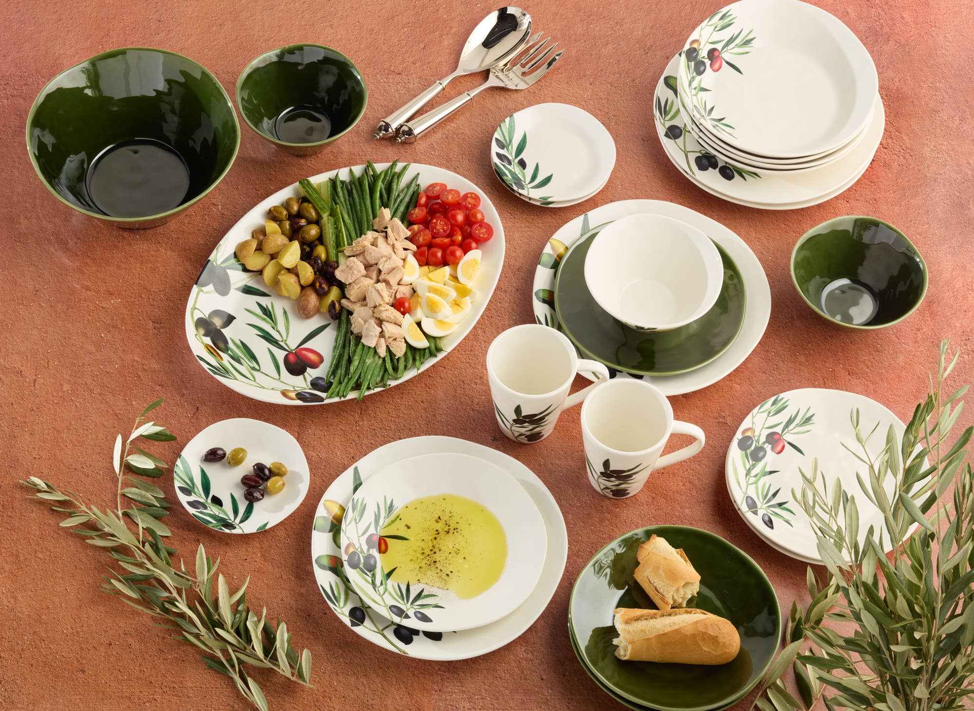 Certified Intl. Verde Salad Plate (Set of 4)