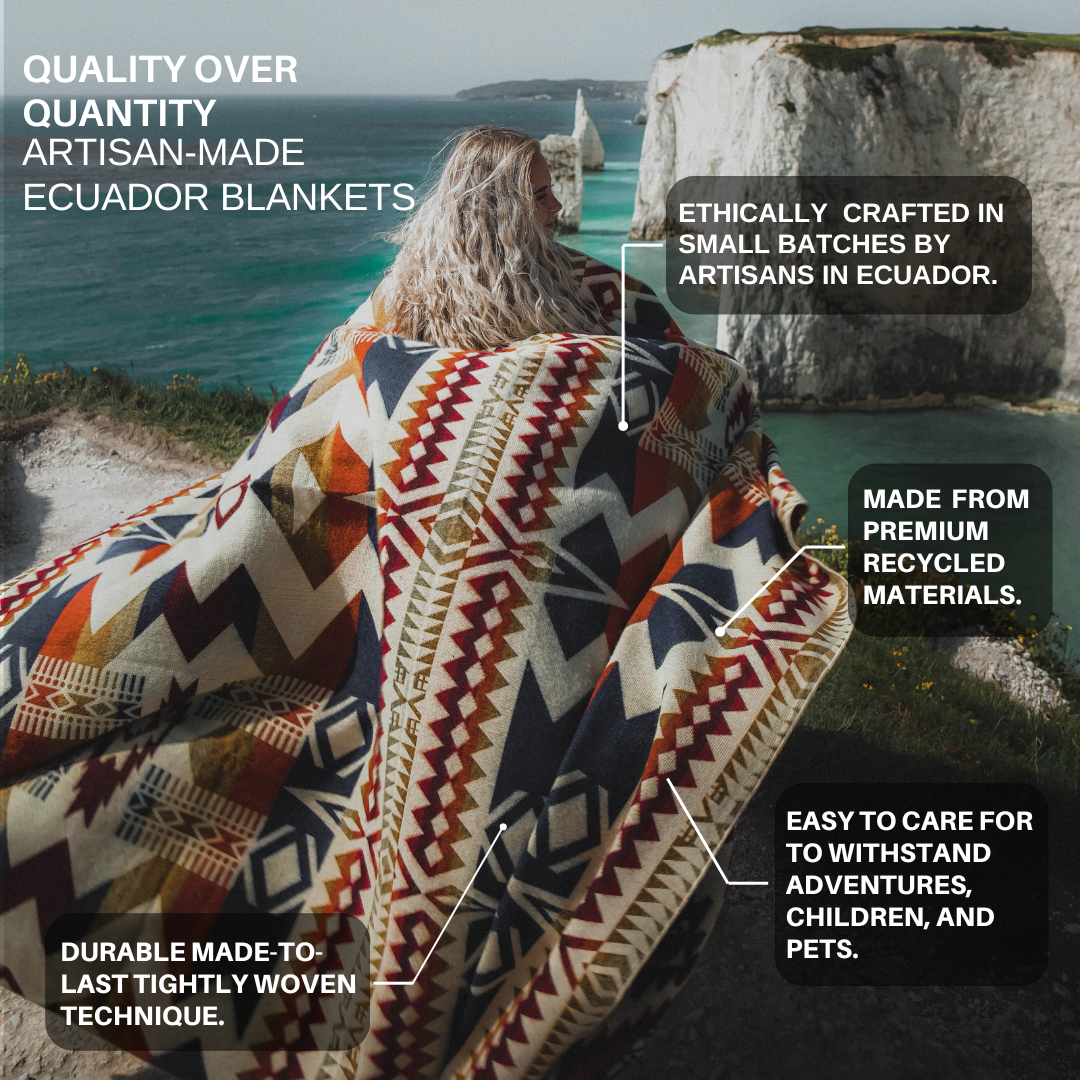 Beyond Borders Secoya Blanket: Mint
