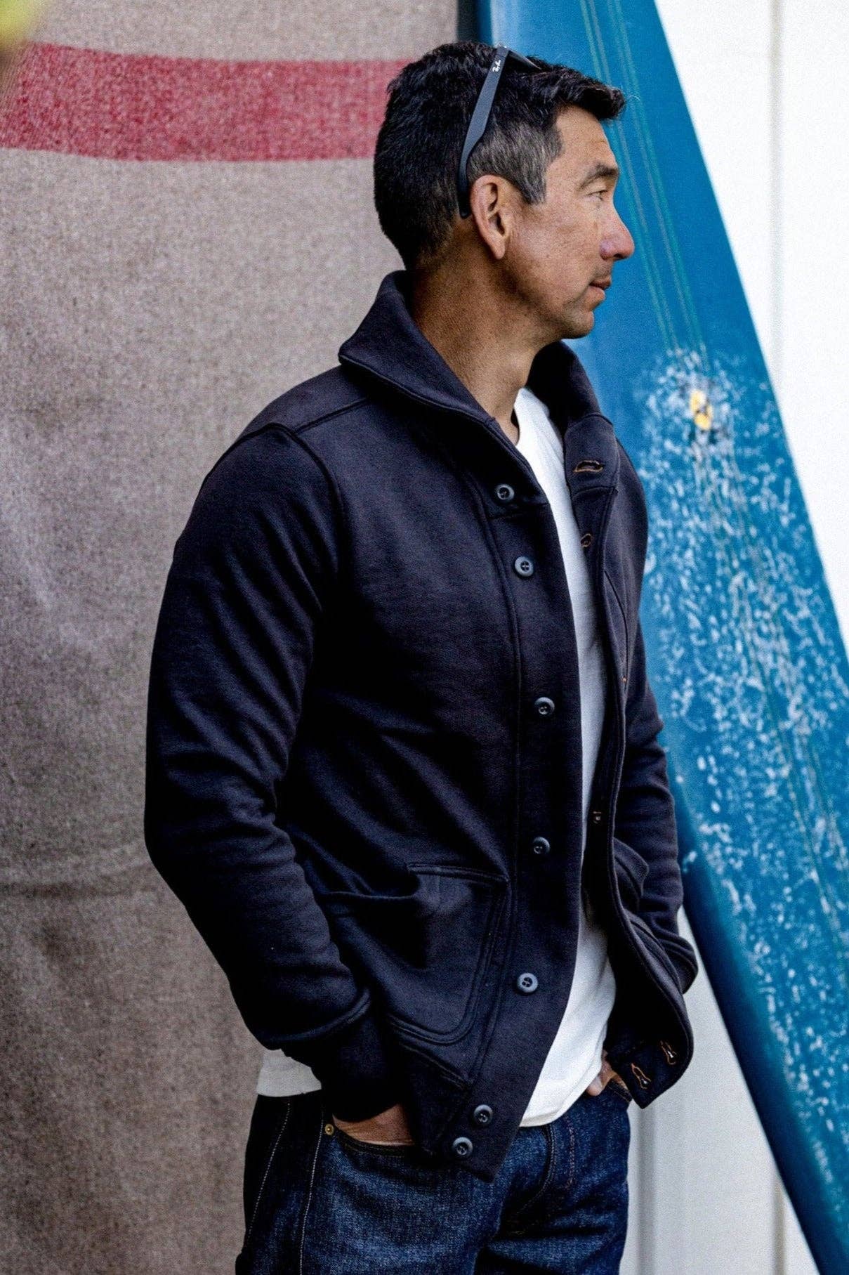 WiesMade Bodega Cardigan: Basalt