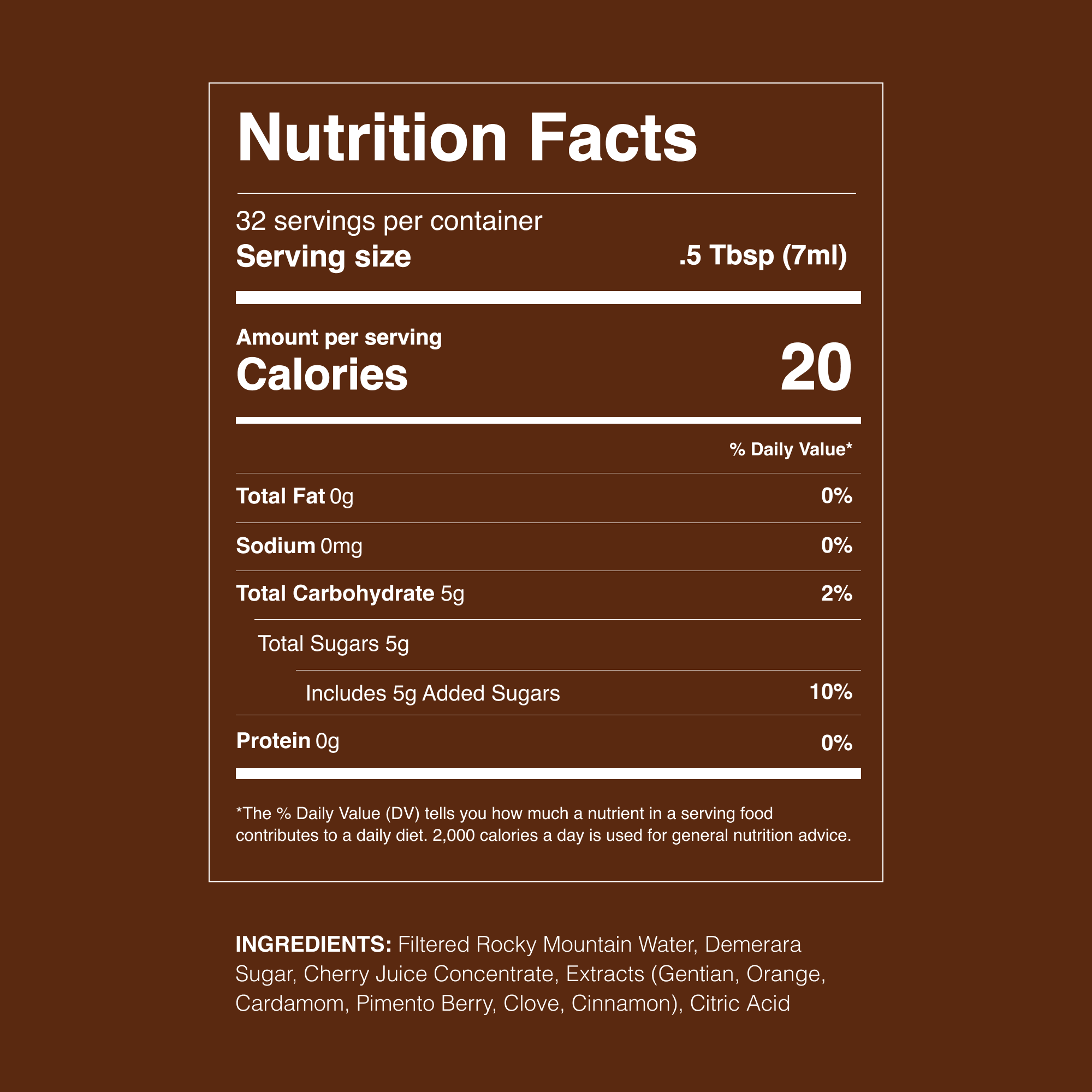 Strongwater Old Fashioned Cocktail Mixer Syrup