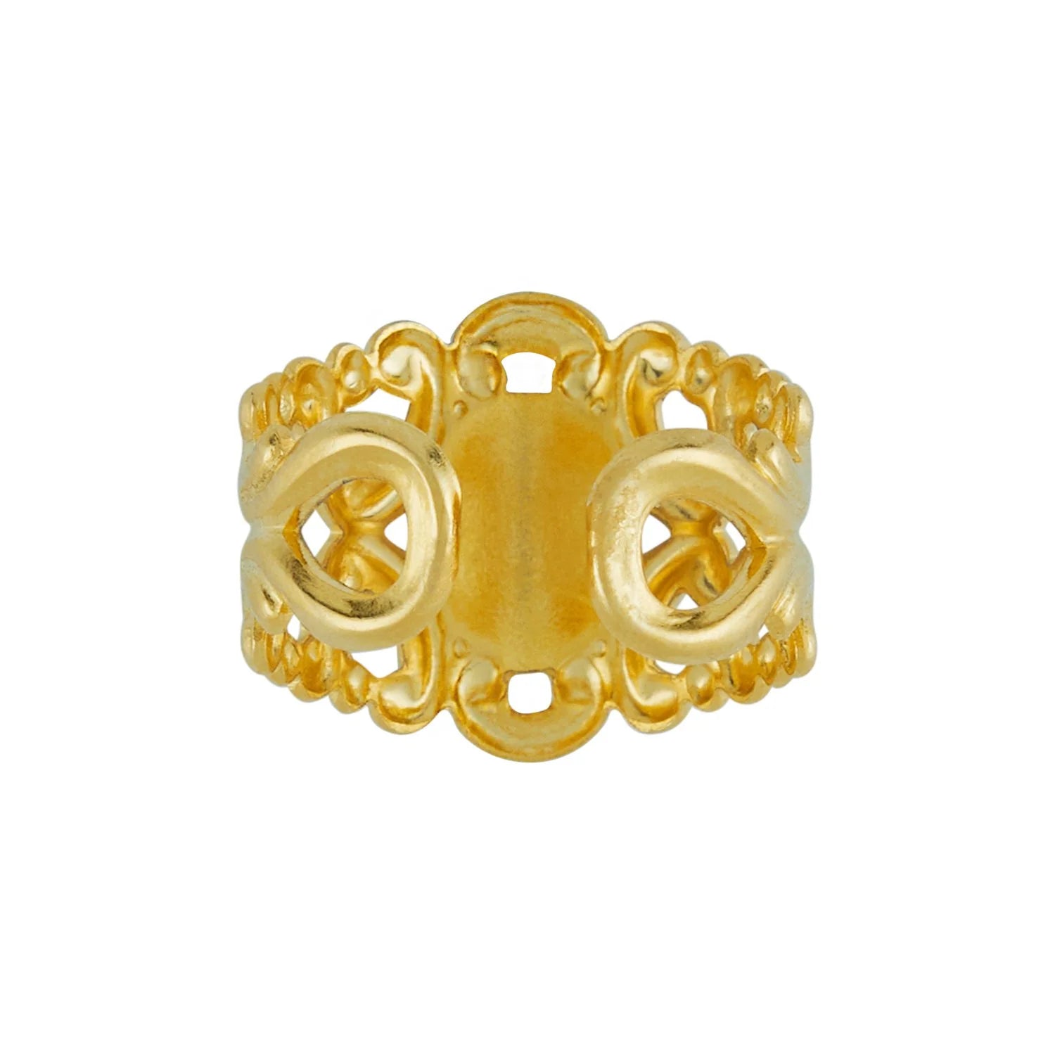 Susan Shaw Becca Ring:  Moonstone + Pearl