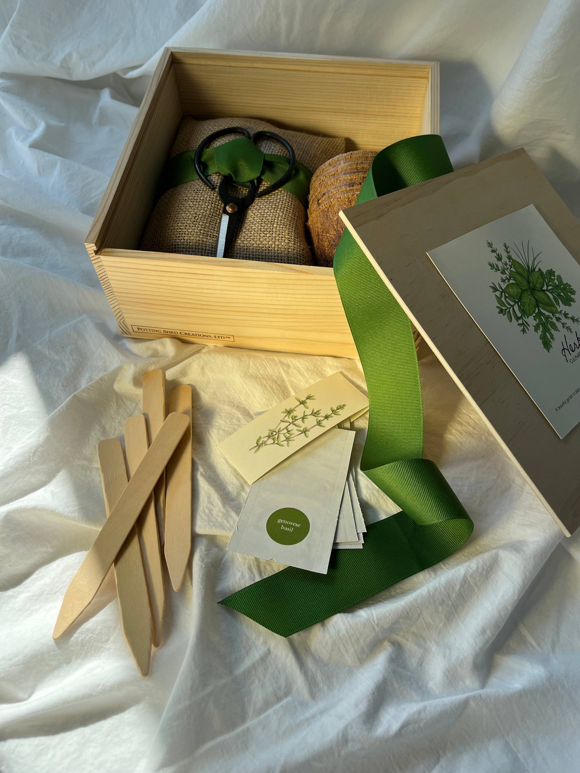 Potting Shed NEW Culinary Herb Garden Box | Mother's Day | Spring