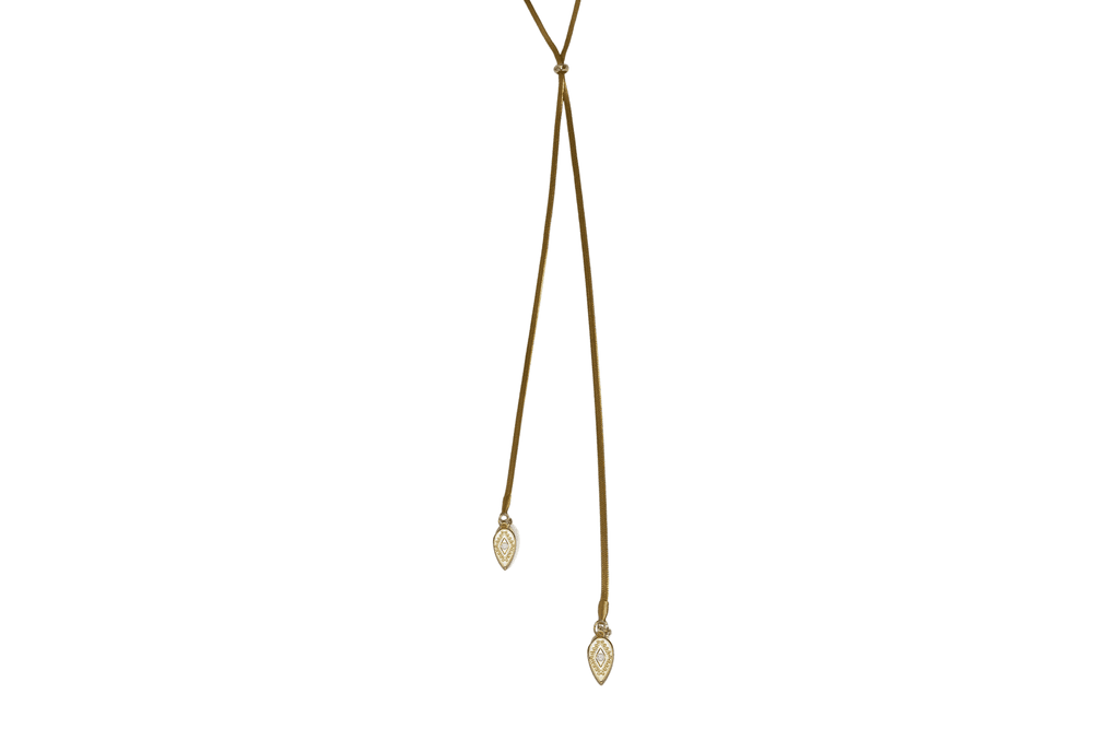 Rachel Nathan Bolo Herringbone Necklace