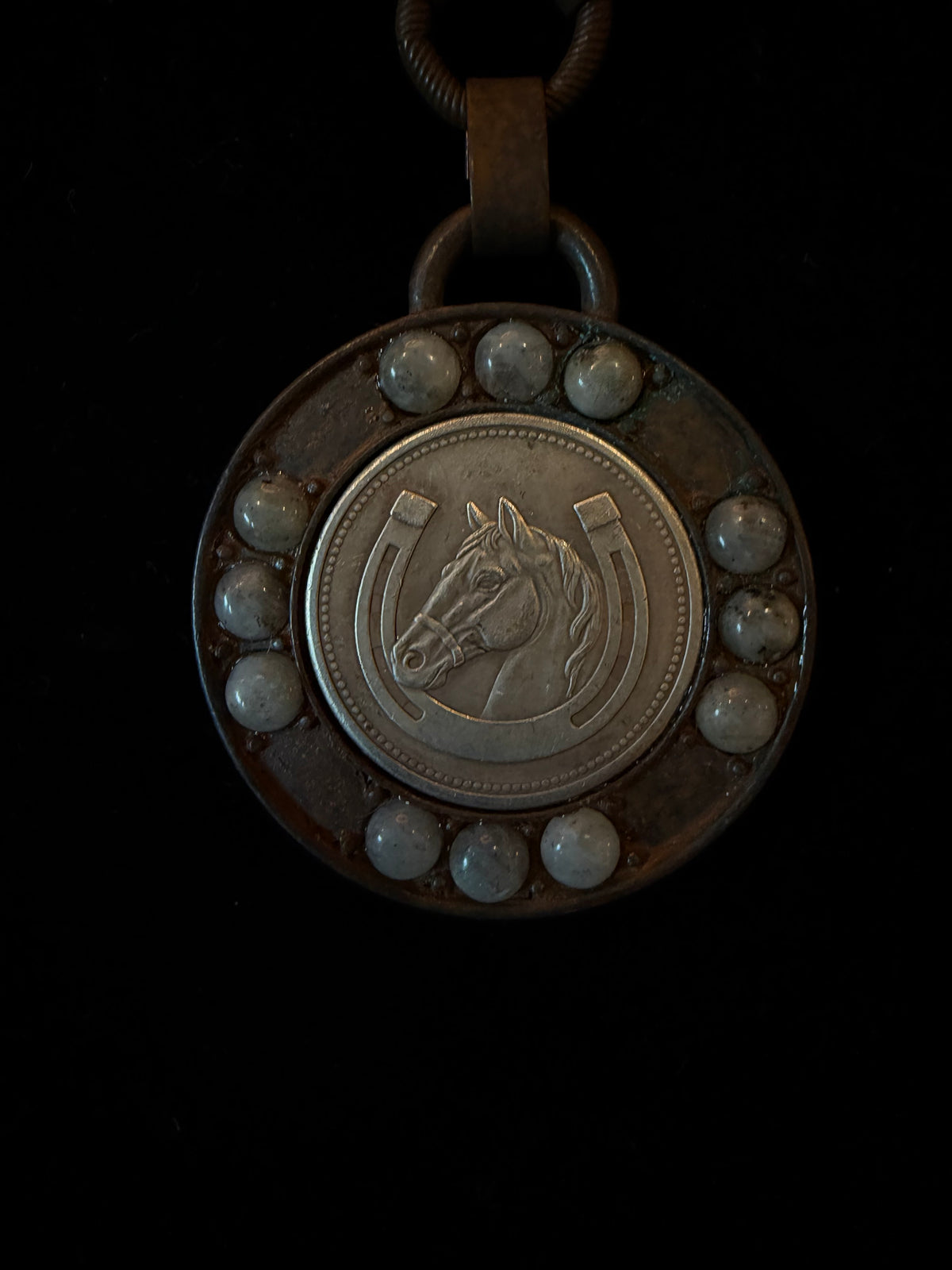 V2 Brown Horseshoe Pendant