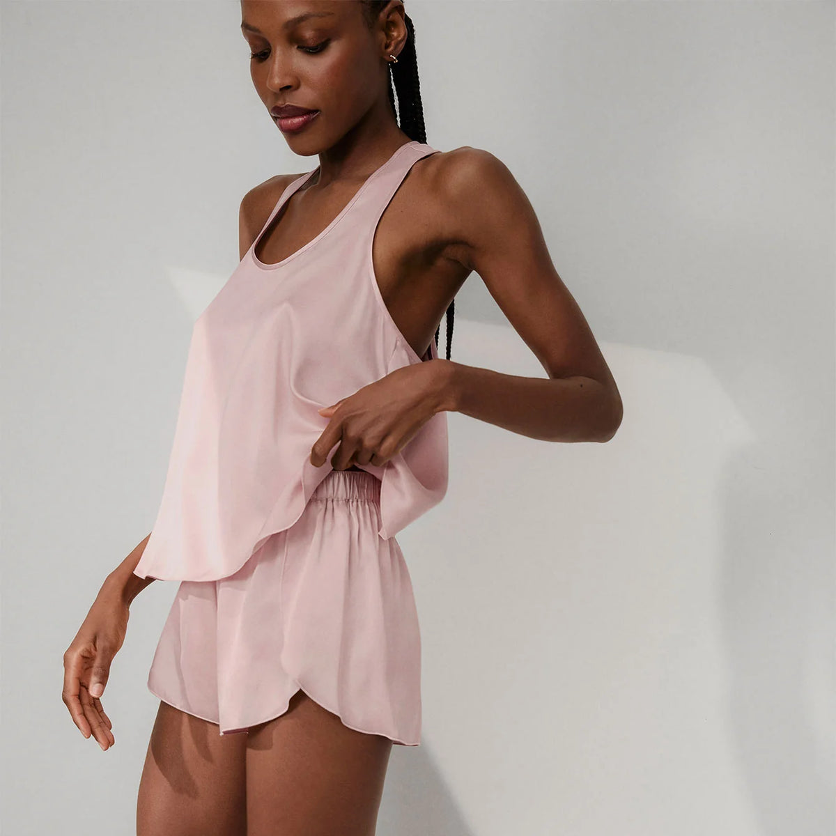 LUNYA Washable Silk Tulip Back Sleep Set