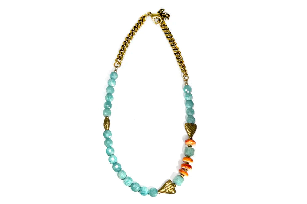Rachel Nathan Current Catch: Amazonite Necklace