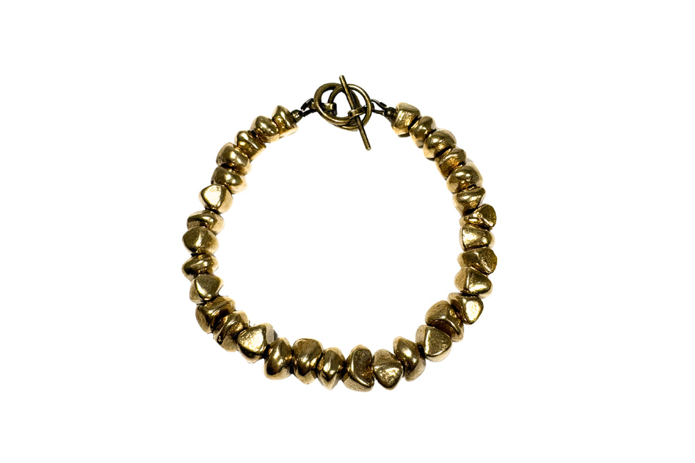 Rachel Nathan Spice: Brass Stones Bracelet S/M
