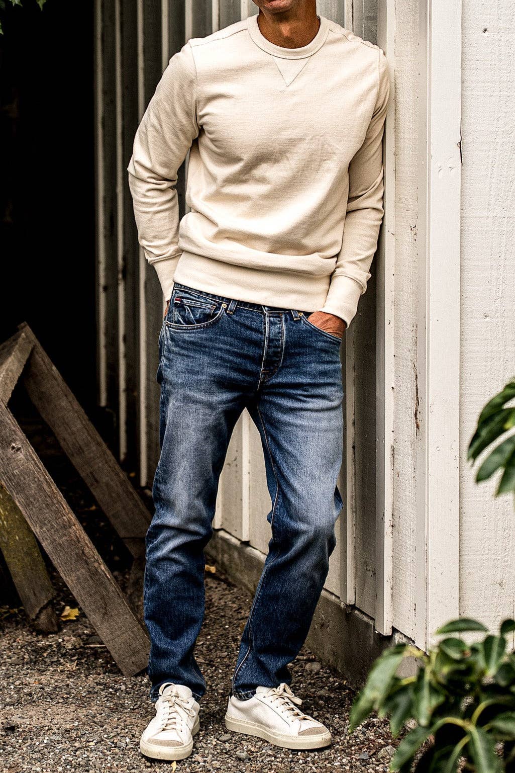 WIESMADE Sam Fit Jean | River Wash Standard Fit: River Wash / 32.5 / 35