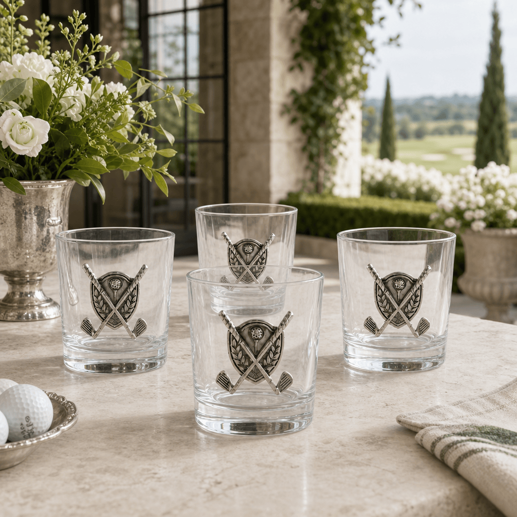 VAGABOND HOUSE Golf Bar Glasses - Set of 4