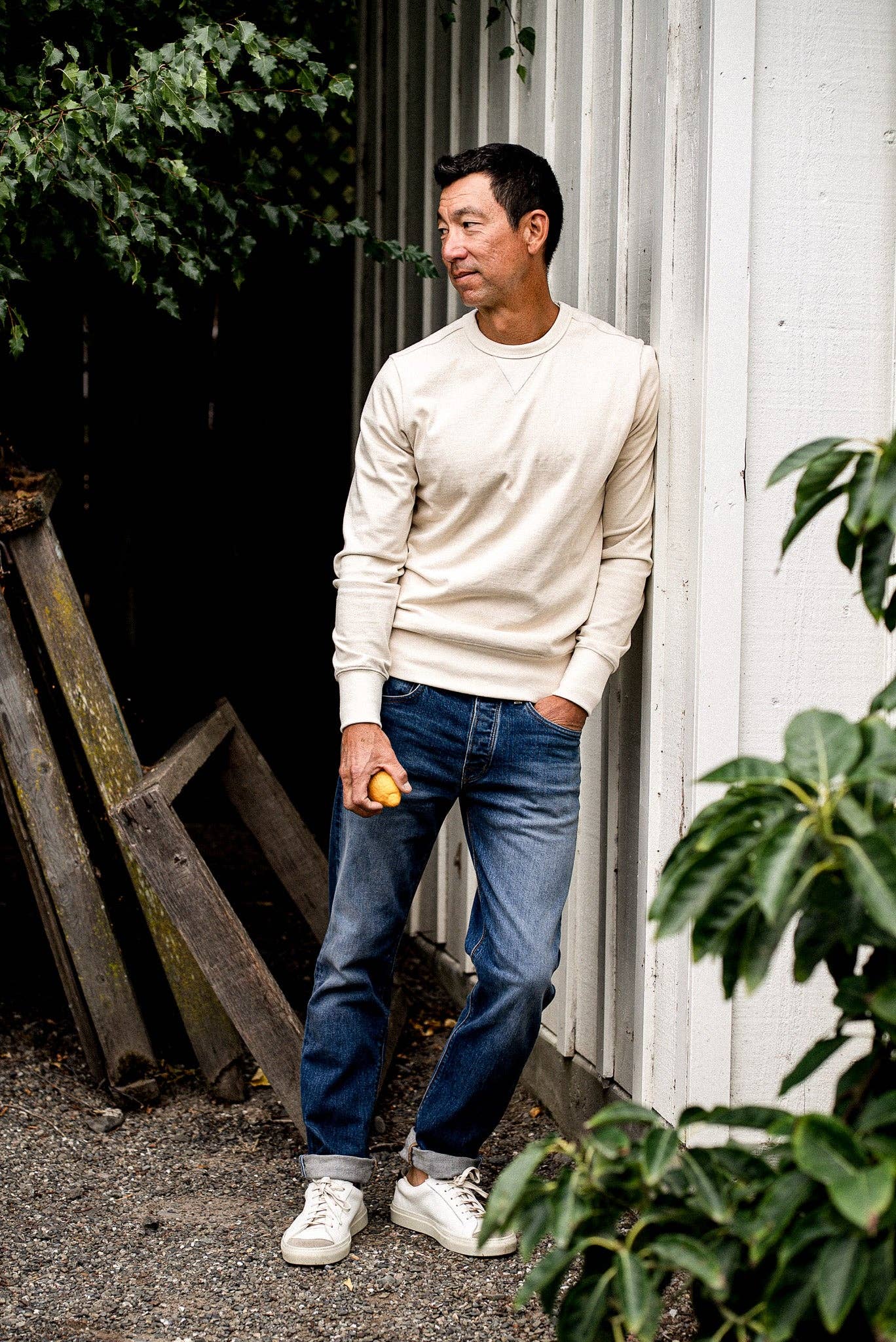 WIESMADE Jack Fit Jeans | River Wash Loose Straight Cut: River Wash