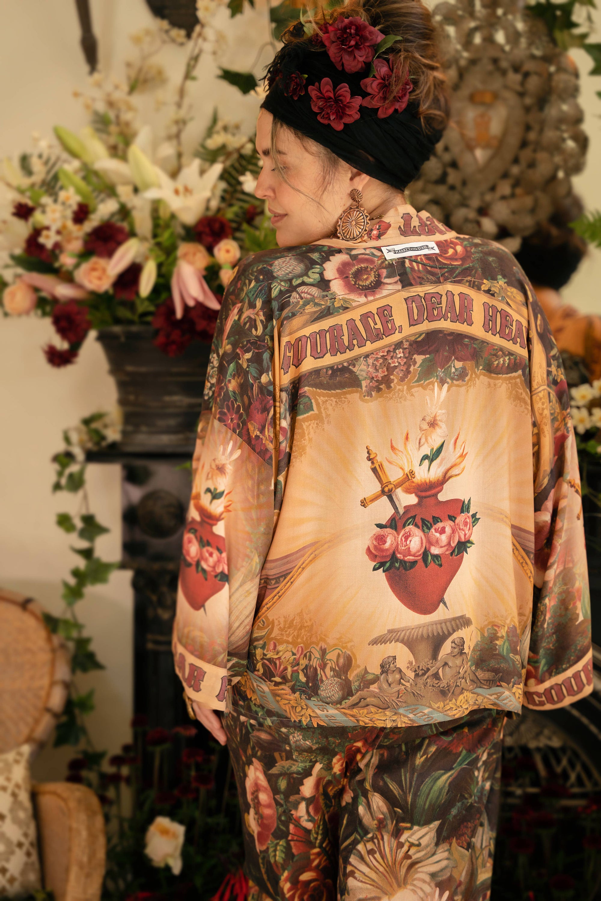 Market of Stars Courage Dear Heart Pixie Duster Crop Kimono