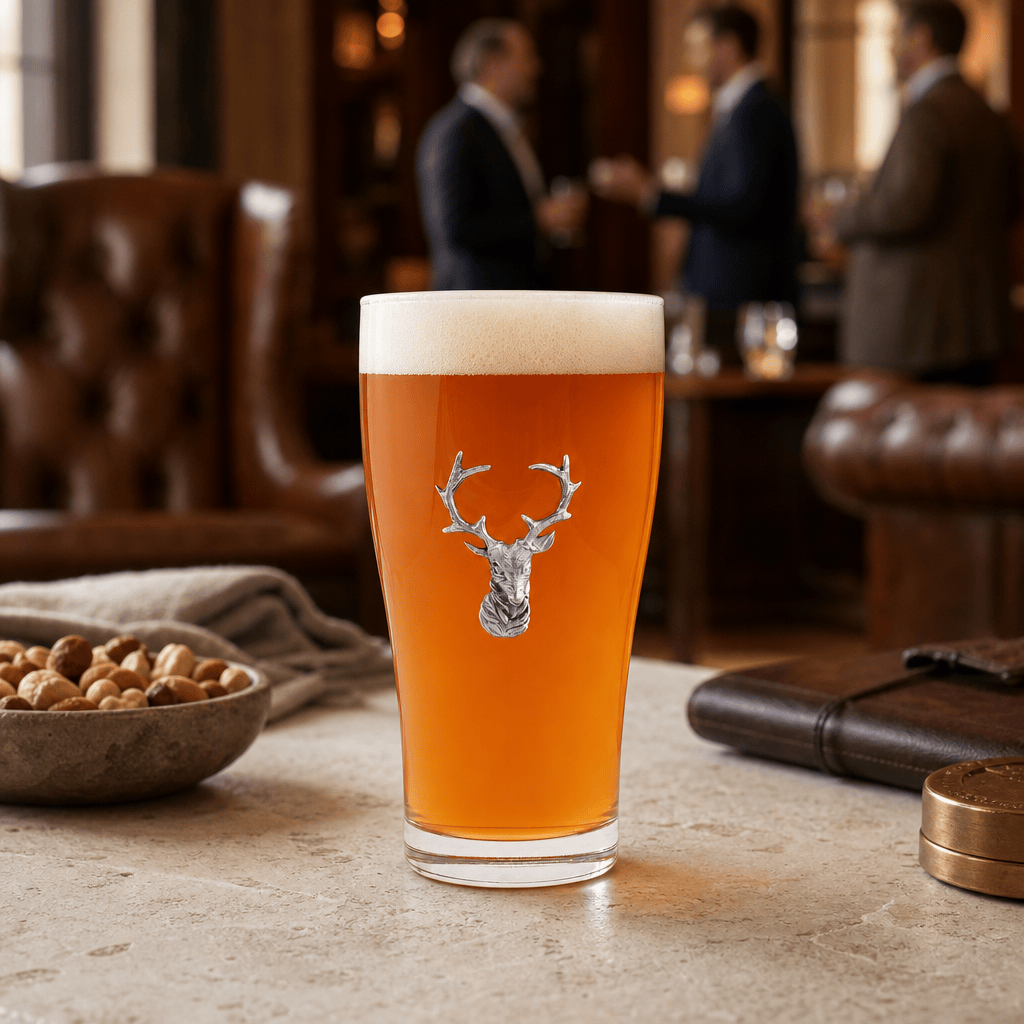 VAGABOND HOUSE Elk Head Beer Glass