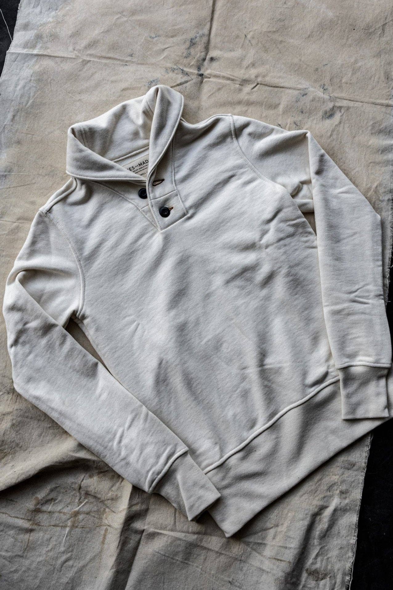 WiesMade Bodega Shawl Pullover: Natural