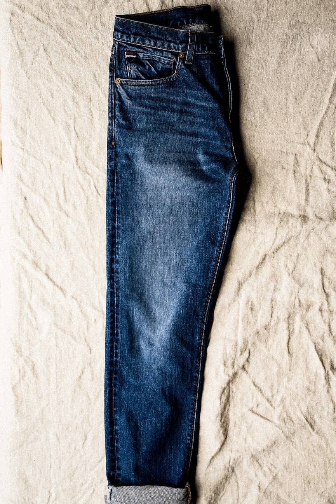 WIESMADE Sam Fit Jean | River Wash Standard Fit: River Wash / 32.5 / 35