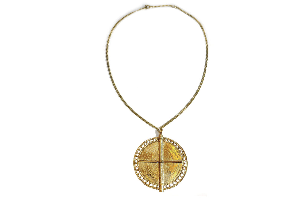 Rachel Nathan Gravitation Medallion Necklace