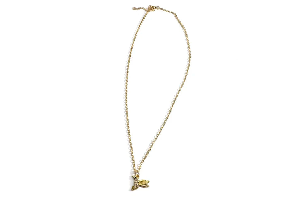 Rachel Nathan My Baby Hummingbird Necklace