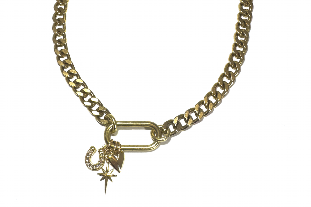 Rachel Nathan Race Track: Western Charms Necklace